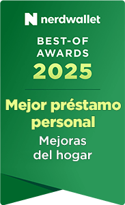 Nerdwallet Best-of awards 2025. Mejor préstamo personal: renovaciones en la casa.