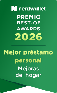 Nerdwallet Best-of awards 2026. Mejor préstamo personal: renovaciones en la casa.